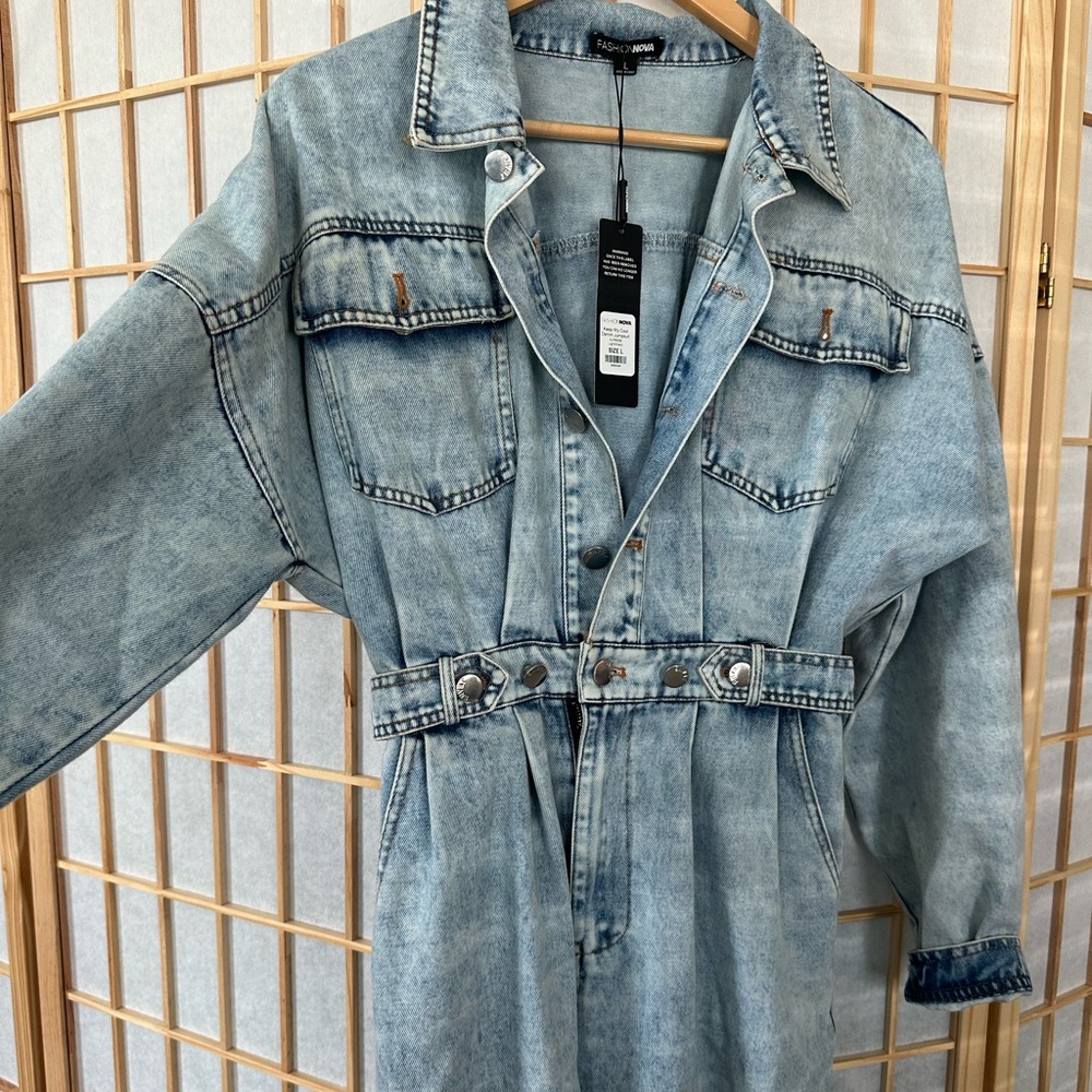Denim jumpsuit